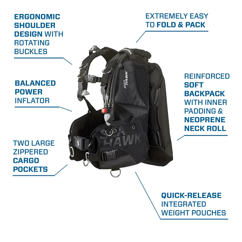 Scubapro Seahawk 2 BCD with Balanced Inflator | Diving Sports Canada | Vancouver