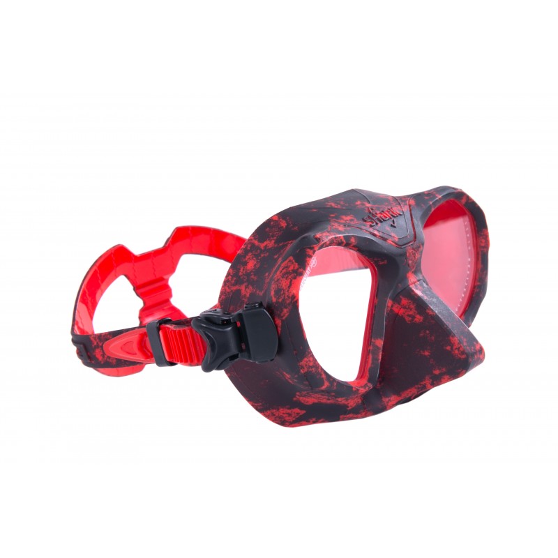 Beuchat Shark Dive Mask Camo Red | Diving Sports Canada | Vancouver