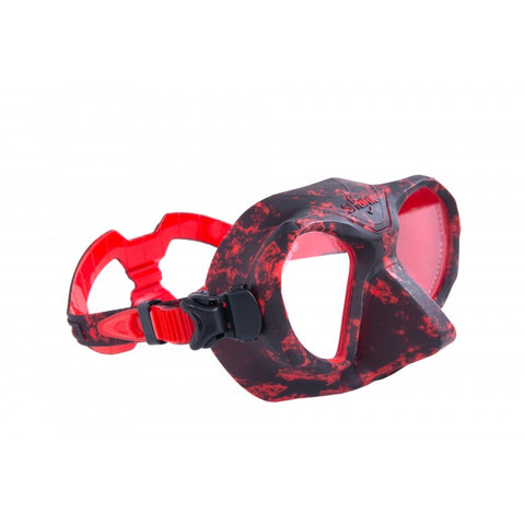 Beuchat Shark Dive Mask Camo Red | Diving Sports Canada | Vancouver