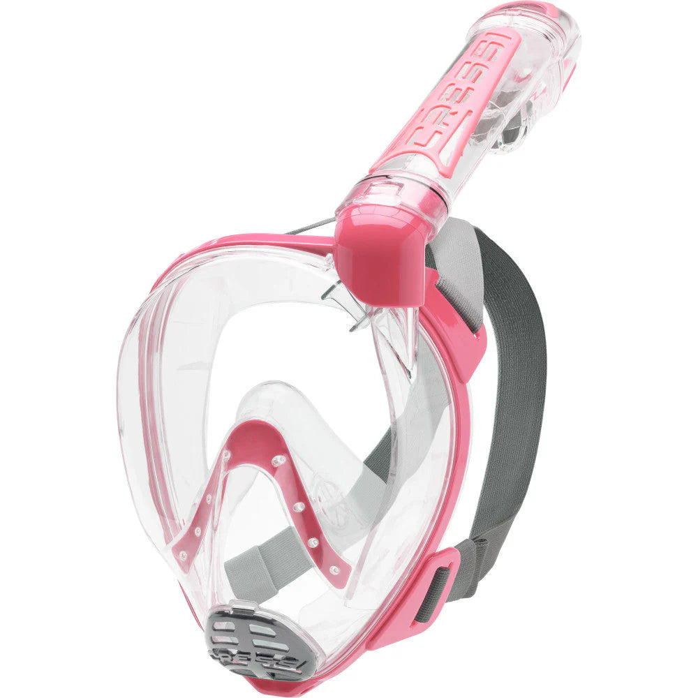 Cressi Baron XS Kid's Full Face Snorkel Mask Pink | Diving Sports Canada | Vancouver