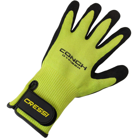 Cressi Conch Dyfiber Gloves Lime | Diving Sports Canada | Vancouver