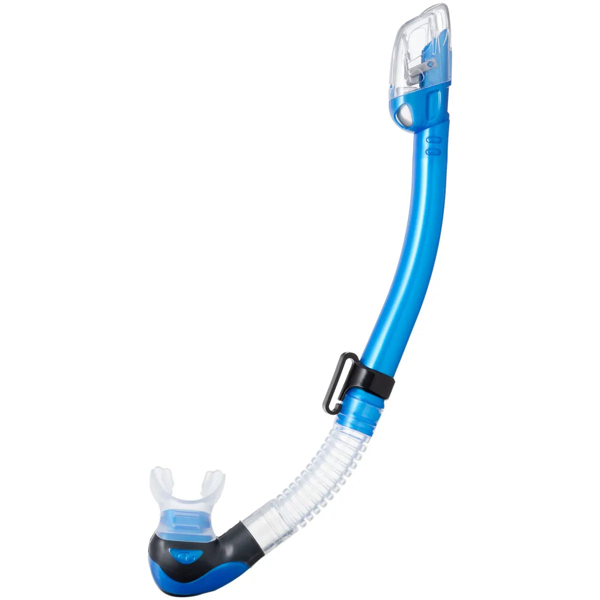 TUSA Hyperdry Elite II Snorkel Fish Tale Blue | Diving Sports Canada | Vancouver