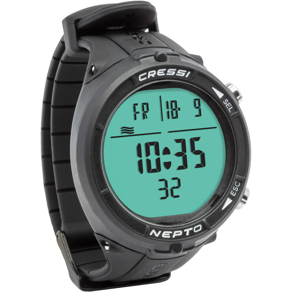 Cressi Nepto Freediving Computer Black | Diving Sports Canada | Vancouver