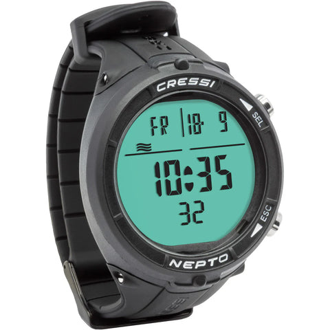 Cressi Nepto Freediving Computer Black | Diving Sports Canada | Vancouver