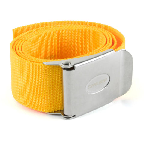 Cressi Paros Weight Belt Yellow | Diving Sports Canada | Vancouver