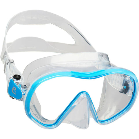 Cressi F-Dual Dive Mask Blue/Clear | Diving Sports Canada | Vancouver