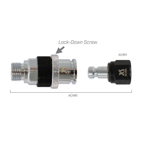 XS Scuba Brass 2nd Stage Quick Disconnect | Diving Sports Canada