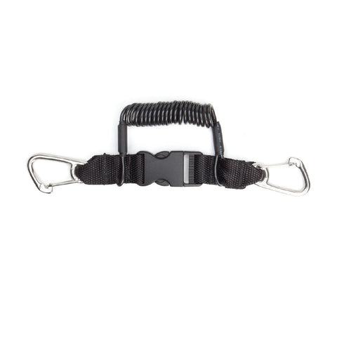 XS Scuba Coil Lanyard - Stainless Steel Clip Both Ends | Diving Sports Canada